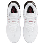 Lebron NXXT Gen AMPD Basketball Shoes (FJ1566-100, White/University Red/Metallic Silver/Black) Size 4