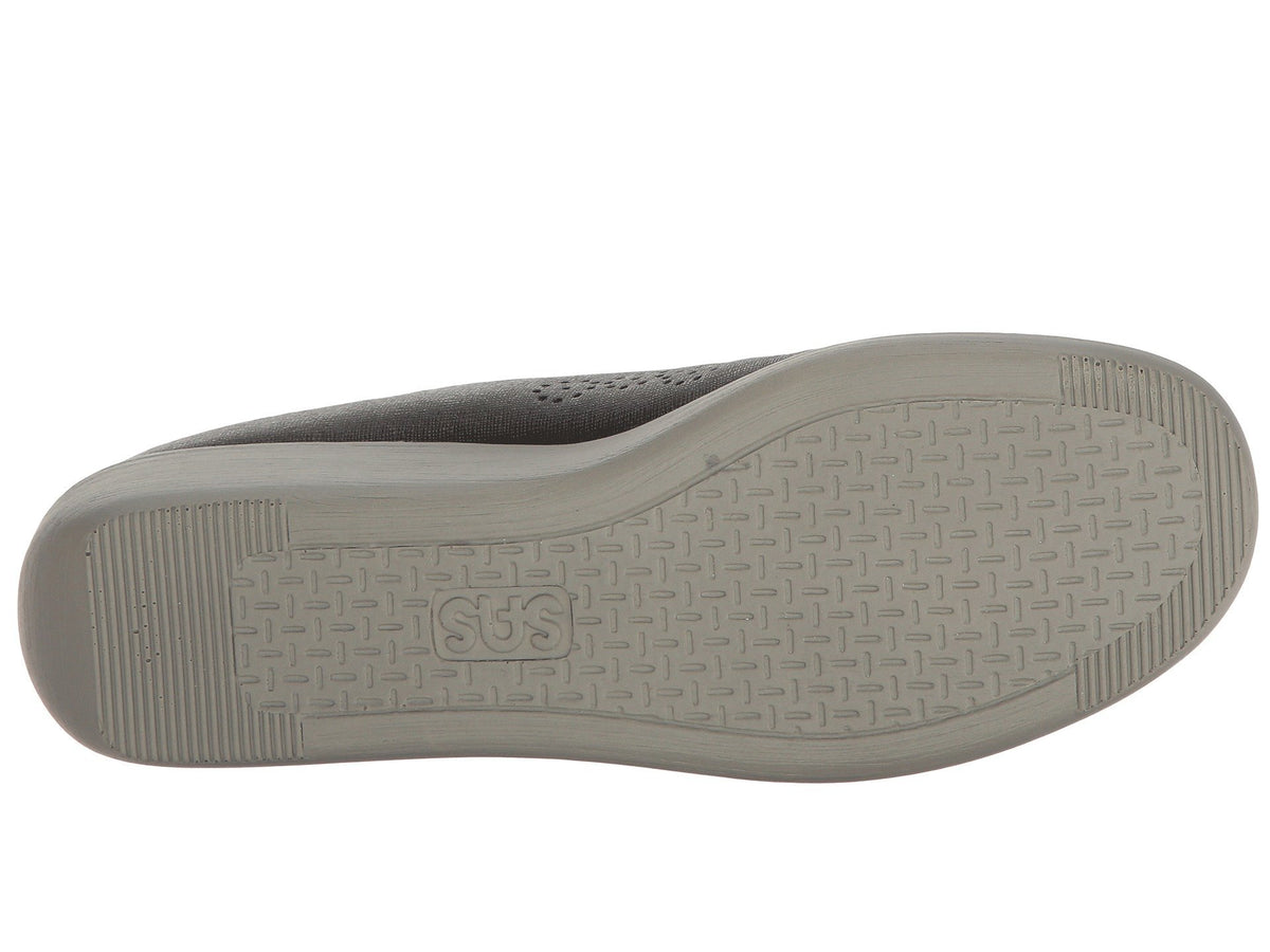 SAS Bounce Comfort Moc Lace-Up Shoes for Women – Leather Upper – Textile Lining – Foot-Shape® Last Construction Raven 7 WW - Double Wide (D)