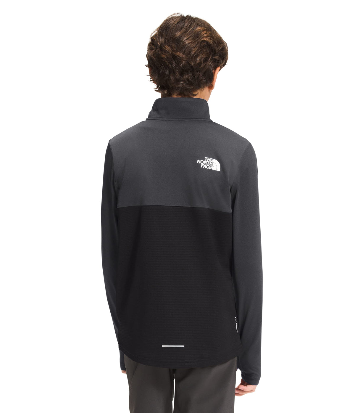THE NORTH FACE Boys' Reactor Thermal ¼ Zip, Asphalt Grey, Medium