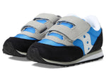 Saucony Jazz Hook & Loop Sneaker (Toddler/Little Kid), Blue/Black/Grey, 11.5 US Unisex