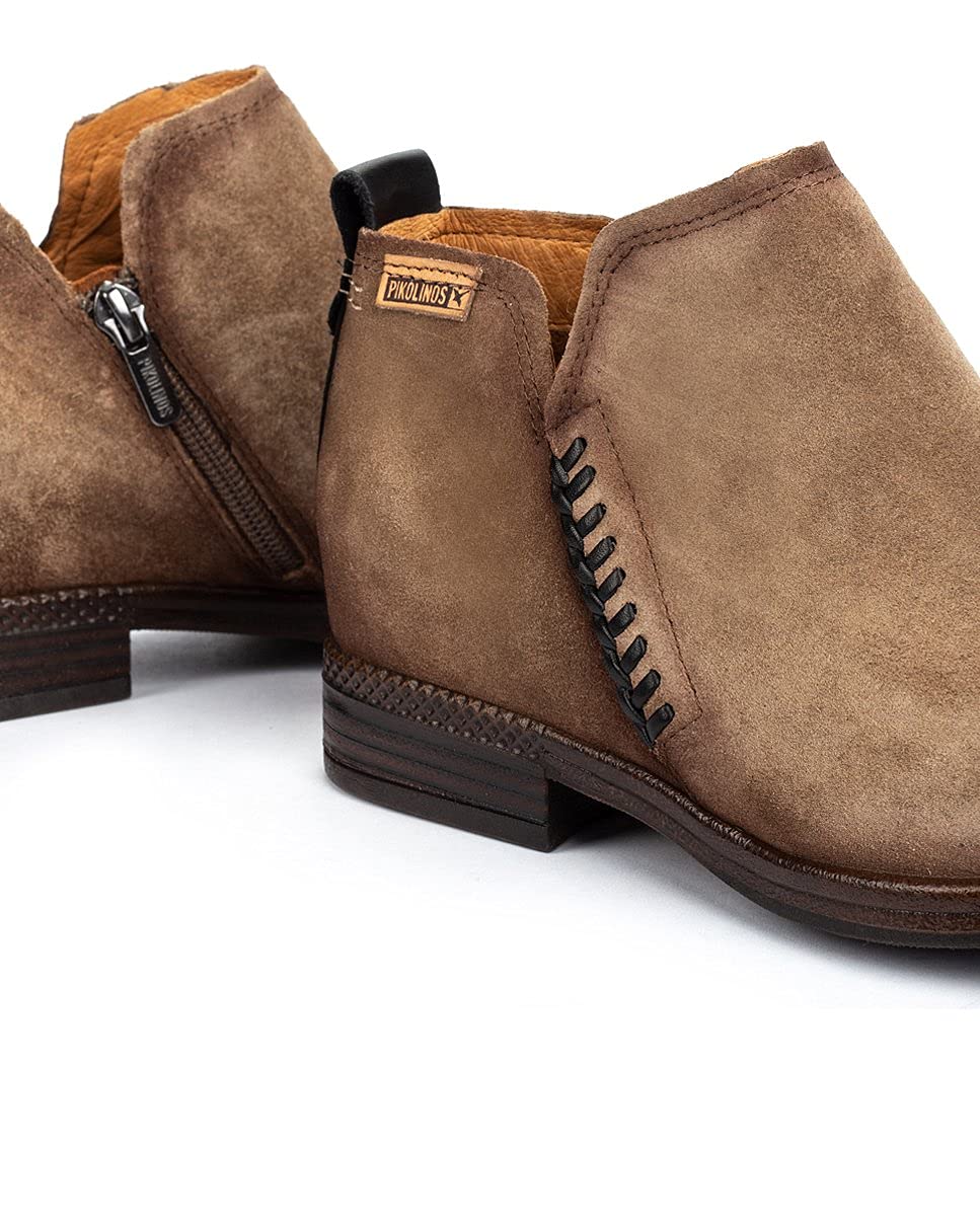 PIKOLINOS Women's Ordino W8M-8692SO Stone Suede Ankle Boot 10.5-11 M US