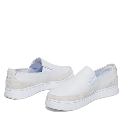 Timberland Atlanta Green Leather Slip-On White Full Grain 8.5 B (M)
