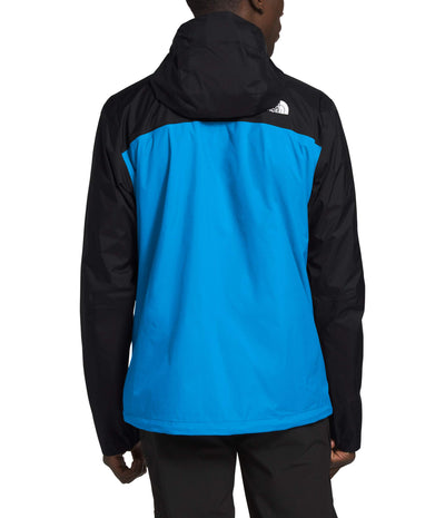 The North Face Men’s Venture 2 Waterproof Hooded Rain Jacket, Clear Lake Blue/TNF Black, 3XL