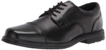 Rockport mens Rockport Men's Robinsyn Waterproof Cap Toe Oxford, Black, 10.5 Wide US