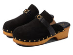 Coach Finlay Suede Clog Black 9.5 B (M)