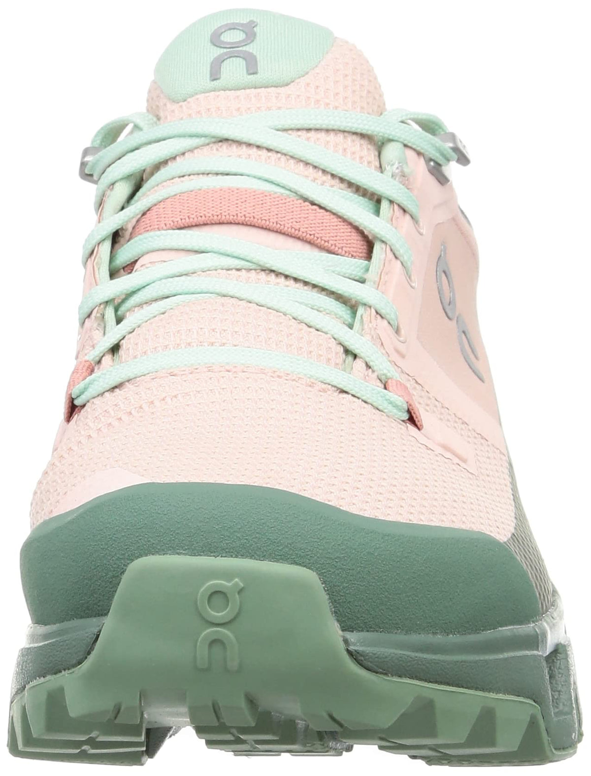 On Women's Cloudwander Waterproof Sneakers, Doe | Ivy, Pink, Green, 6 Medium US