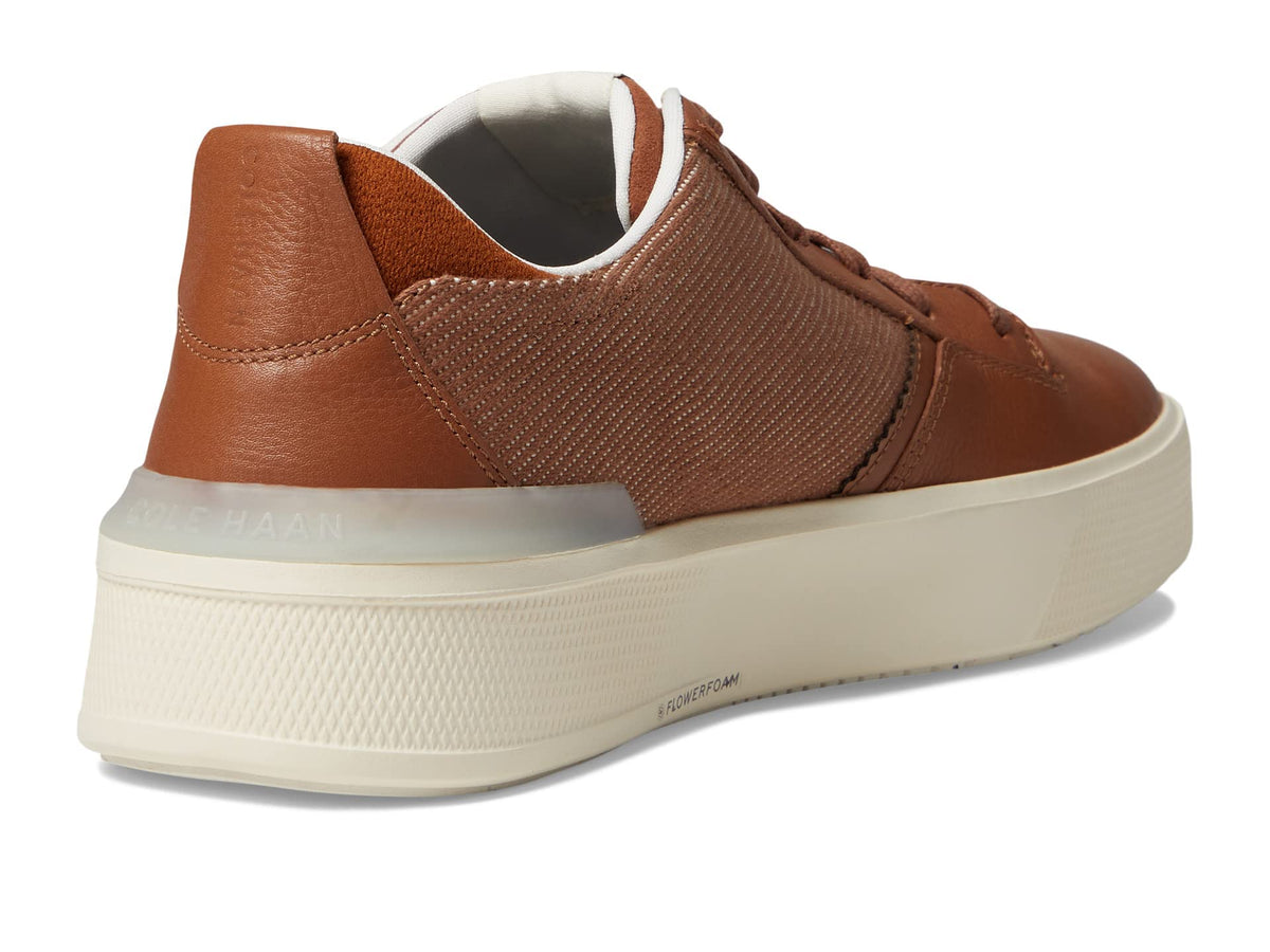 Cole Haan Men's Grandpro Crew Sneaker, British Tan/Ivory, 9.5 Wide