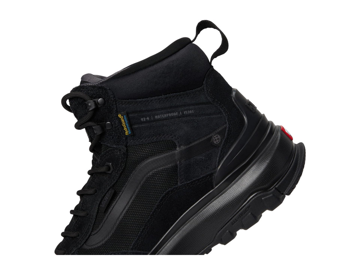 Vans Unisex U MTE Crestline Waterproof Hiking Shoe, Black/Black, 3.5 US Men