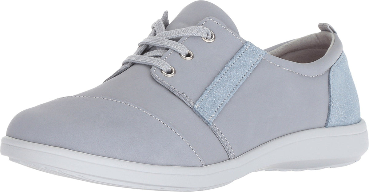 SAS Marnie Comfort Lace Up Sneaker Sky/Sparkle 6.5 W - Wide (C)