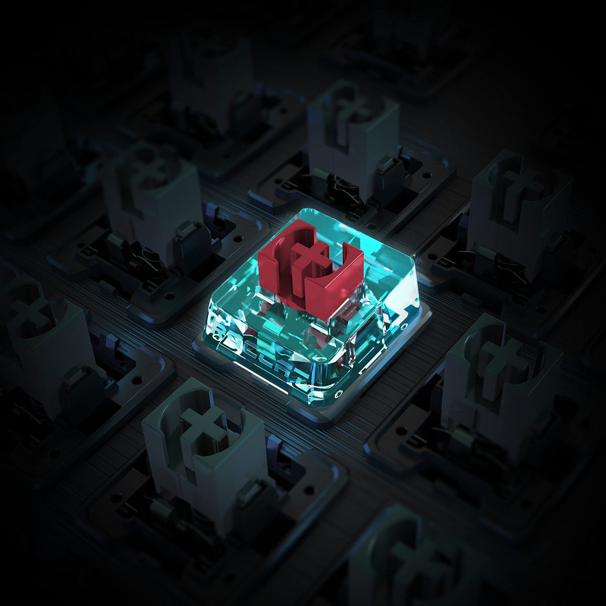 ROCCAT Vulcan TKL Pro PC USB-C Gaming Keyboard, Linear Optical Titan Switch, AIMO RGB Lighting, Tenkeyless Mechanical Feel Speed Keystroke, Low Profile Ergonomic Design for Wrist Rest Support, White