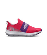 Under Armour Girl's Surge 3 Slip-On Print (Big Kid) Pink Shock/Galaxy Purple/White 4 Big Kid M
