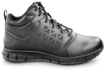 Reebok Work Sublite Cushion Work, Men's, Black, Mid-Athletic Style, MaxTrax Slip Resistant, Soft Toe Work Shoe 9.5 Wide