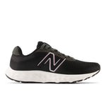 New Balance Women's 520 V8 Running Shoe, Black/White, 8.5 Wide