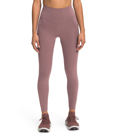 THE NORTH FACE Women's Motivation High Rise Pocket 7/8 Tight, Twilight Mauve, Medium Regular