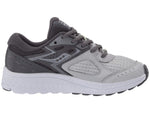 Saucony Boy's S-Cohesion 13 LTT (Little Kid/Big Kid) Grey/Citron Leather/Mesh 3 Little Kid M