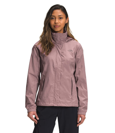 THE NORTH FACE Women's Resolve 2 Rain Jacket (Standard and Plus Size), Twilight Mauve, X-Large