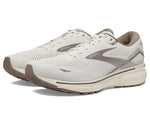 Brooks Men's Ghost 15 Running Shoe - Whisper White/Taupe - 12.5 Medium
