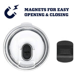 YETI Rambler 20 oz Tumbler, Stainless Steel, Vacuum Insulated with MagSlider Lid, Black