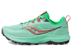 Saucony Women's Peregrine 13 Trail Running Shoe, SPRIG/Canopy, 11.5
