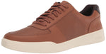 Cole Haan Men's Grand Crosscourt Modern Perforated Sneaker, British TAN Leather/Ivory, 12 Wide