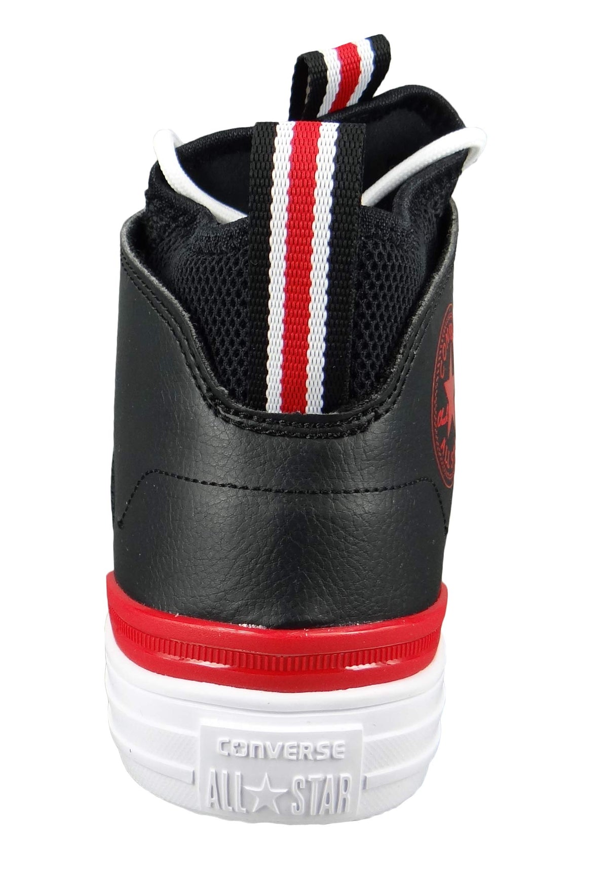 Converse Men's Chuck Taylor All Star Ultra Cons Force Sneaker, Black/University Red/White, 9 M US