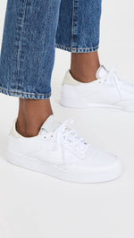 Reebok Women's Club C Clean Sneakers, White/Alabaster, 6 Medium US