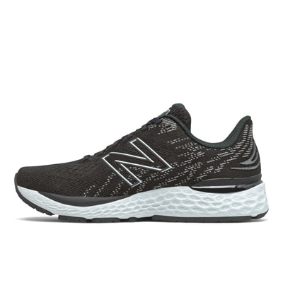 New Balance Women's Fresh Foam 880v11 Running Shoe, Black/Star Glo, 9 Narrow