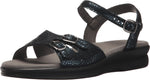 SAS Duo Adjustable Comfort Sandal Navy Perla 10.5 WW - Double Wide (D)