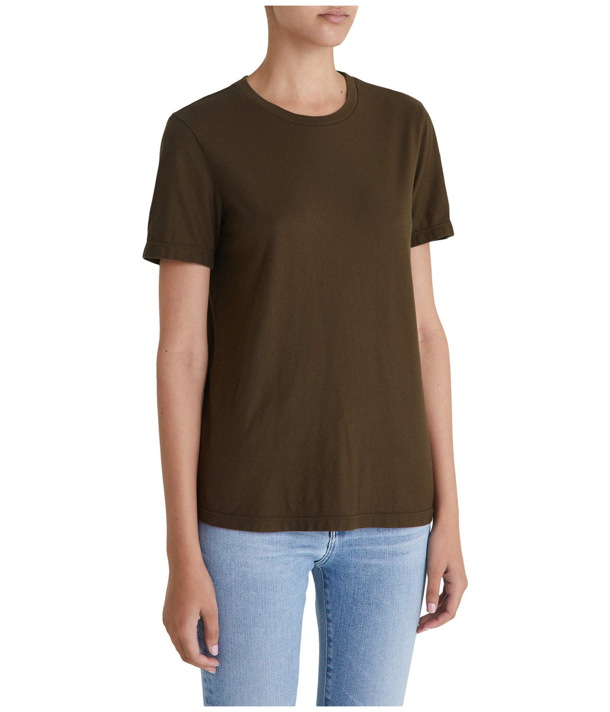 AG Adriano Goldschmied Gray Boy Tee Notting Vine SM (US 2-4)