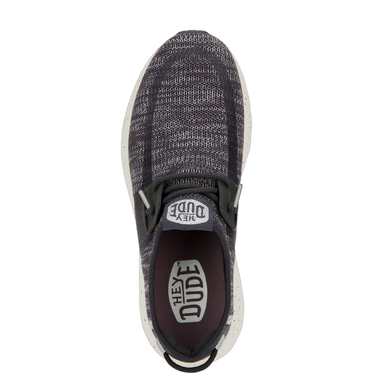 HEYDUDE Women's Sirocco W Speckle Charcoal Size 5 | Women's Shoes | Women Slip-on Sneakers | Comfortable & Light-Weight