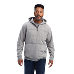 ARIAT Men's Zephyr Hybrid Jacket, Heather Grey, Medium