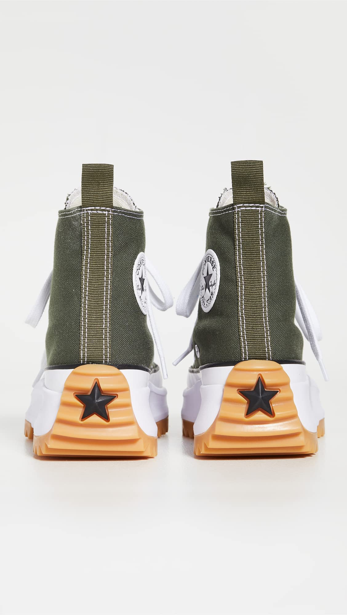 Converse Women's Run Star Hike Sneakers, Cargo Khaki/White/Black, 11.5 Medium US