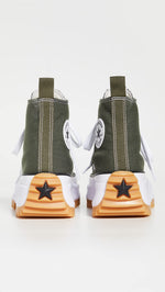 Converse Women's Run Star Hike Sneakers, Cargo Khaki/White/Black, 11.5 Medium US