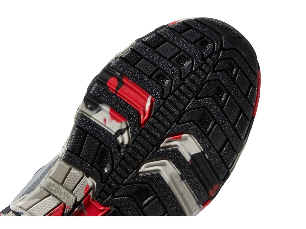 Saucony Wind Shield 2.0 Running Shoe, Grey/RED, 7 Wide US Unisex Big_Kid