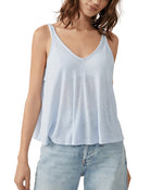 Free People Dani Tank Top for Women - Thin Shoulder Straps with Sleeveless Construction, and Lightweight Slouchy Fit Tank Twinkiling Perry MD (Women's 8-10) One Size