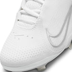 Nike Women's Hyperdiamond 4 Elite Softball Cleats (White/Wolf Grey - Pure Platinum, 9.5 US)
