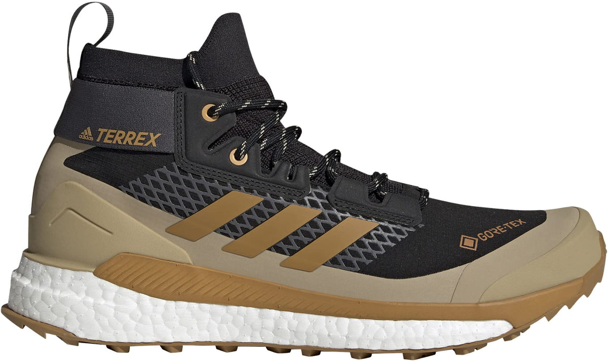 adidas Men's Terrex Free Hiker Gore-Tex Hiking Shoe, Core Black/Mesa/Beige Tone - 13
