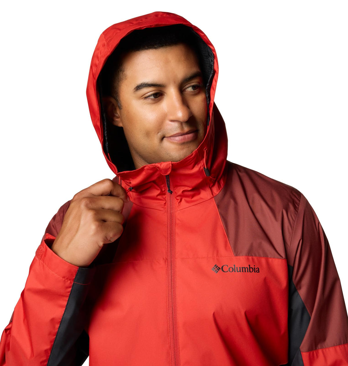 Columbia Men's Inner Limits III Jacket, Sail Red/Spice/Black, Large