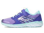Saucony Wind Alternative Closure 2.0 Running Shoe, Purple/Turq, 2.5 Wide US Unisex Big_Kid