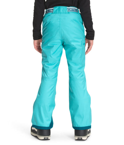 THE NORTH FACE Freedom Insulated Girls Snowboard Pants Transantarctic Blue/Deep Lagoon Sz XL