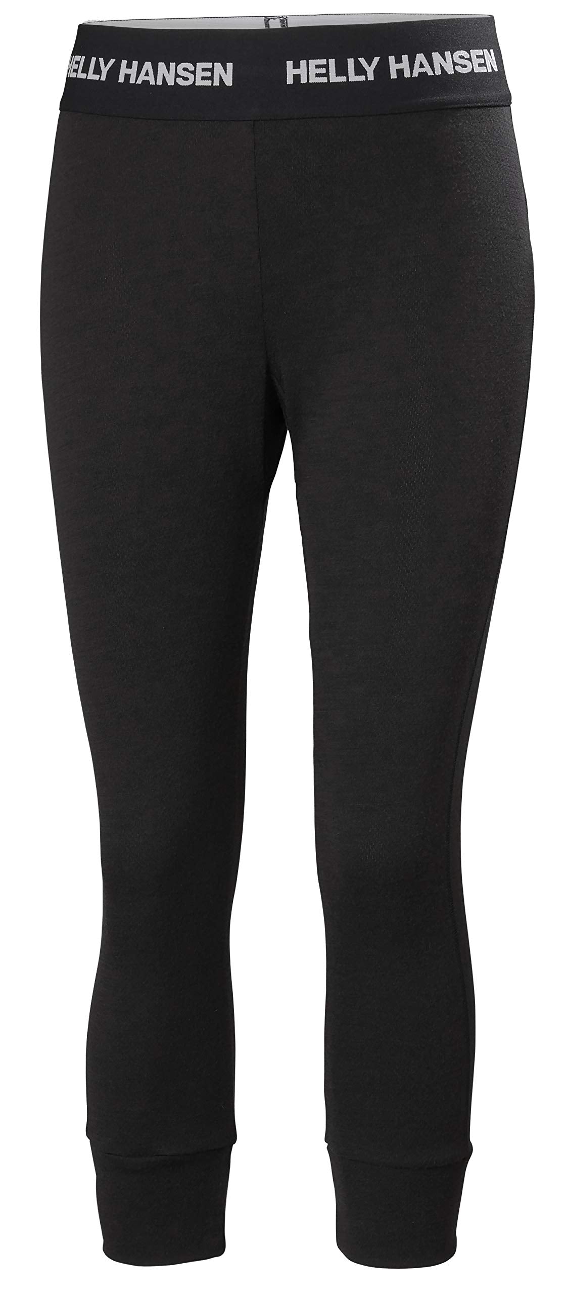 Helly-Hansen Womens LIFA Merino Midweight 3/4 Pant Medium 990 Black