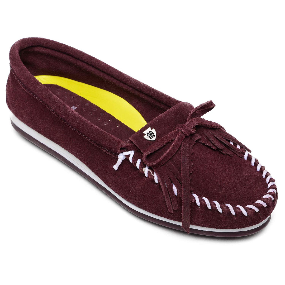Minnetonka Kilty Plus Bordeaux Suede 8.5 M