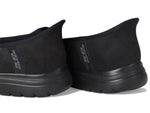 SKECHERS Women's Hands Free Slip-ins On-The-Go Flex Double Gore Loafer, Black, 9