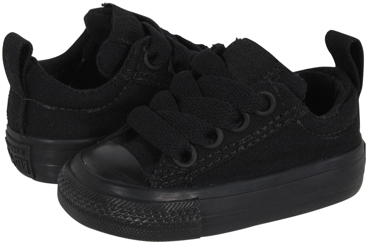 Converse Baby Boys' Chuck Taylor All Star Street Slip (Inf/Tod) - Black Monochrome - 2 Infant