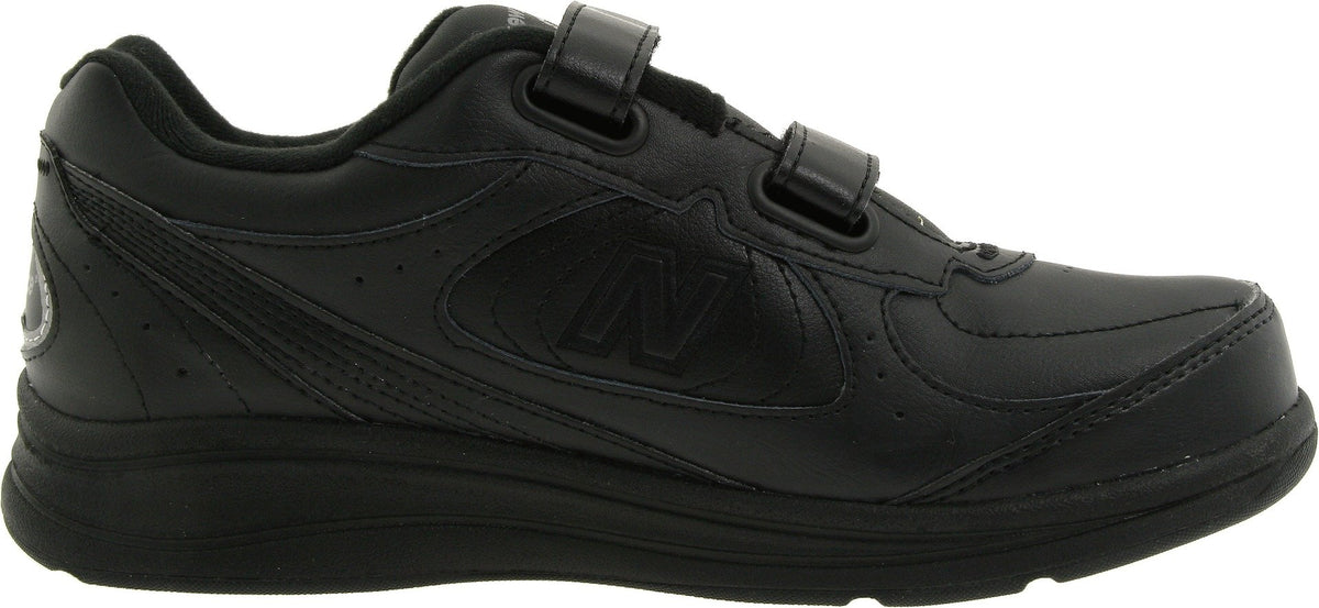 New Balance Women's 577 V1 Hook and Loop Walking Shoe 9 Wide Black