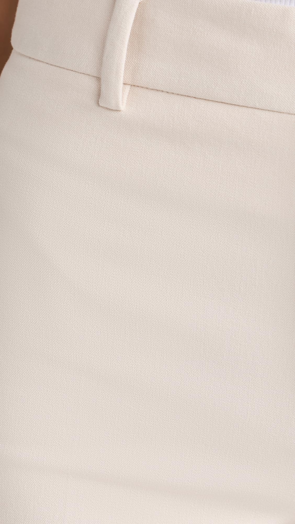 FRAME Women's Le Crop Palazzo Trousers, Bone, Off White, 10