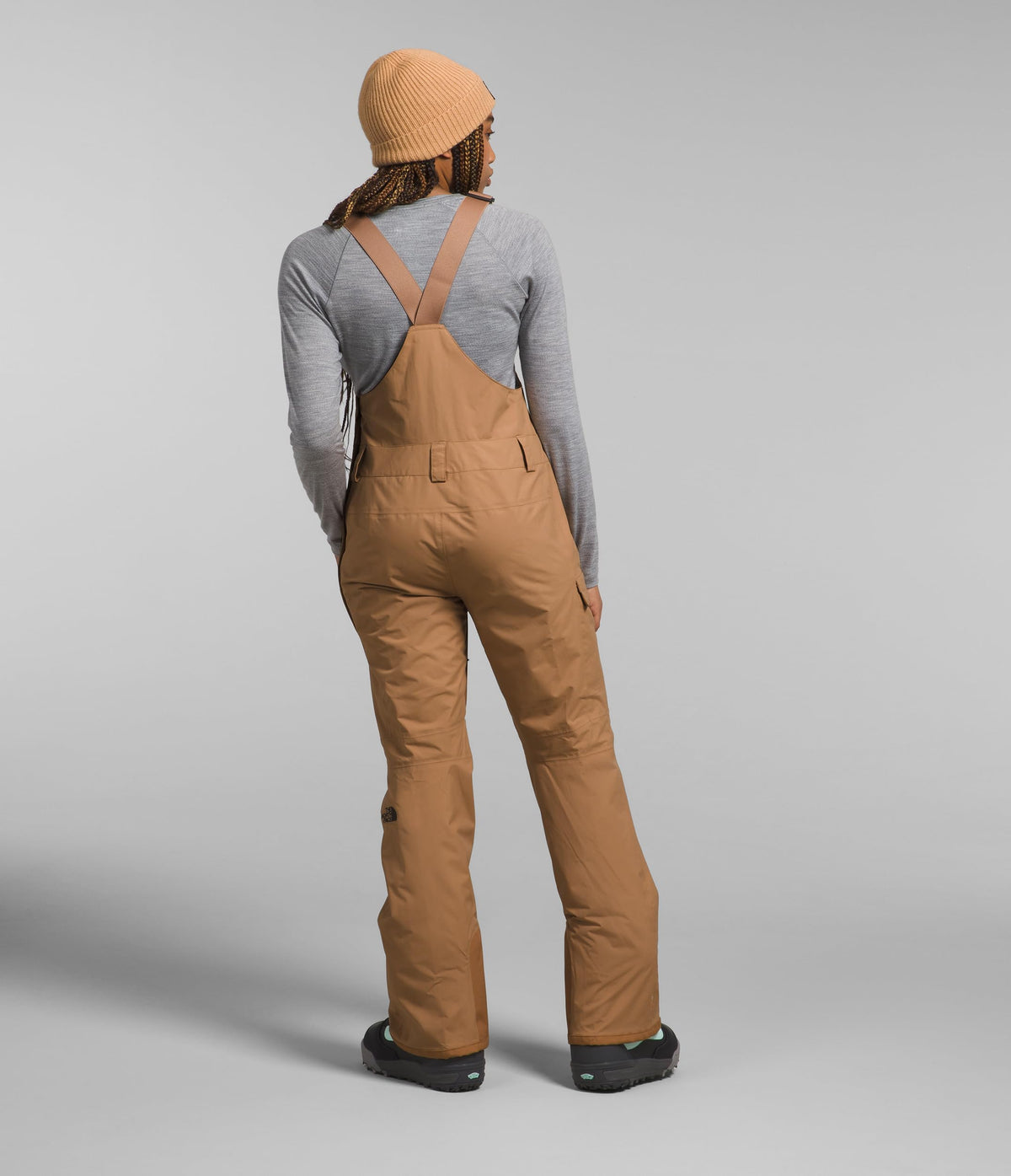 THE NORTH FACE Women's Freedom Bib (Standard and Plus Size) - PFAS Free, Almond Butter, 3X Plus Regular