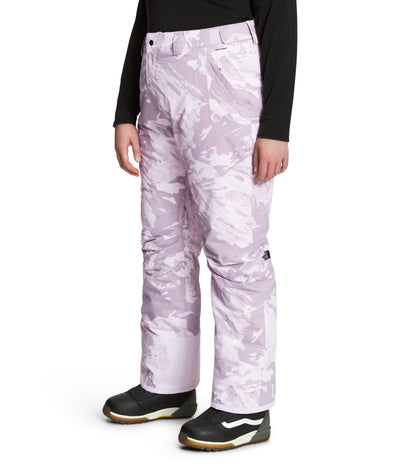 THE NORTH FACE Women's Freedom Insulated Pant (Standard and Plus Size), Lavender Fog Tonal Mountainscape Print, 2X Plus Regular
