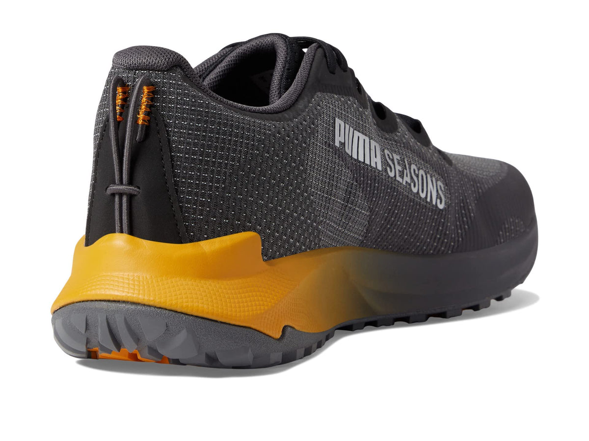 PUMA Fast-Trac Nitro Puma Black/Orange Brick 10 D (M)