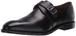 Allen Edmonds Mens Plymouth Black Monk Straps 7.5 E